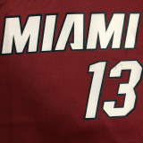 21-22 Heat ADEBAYO #13 Red 75th Anniversary Trapeze Edition Top Quality Hot Pressing NBA Jersey