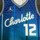 21-22 Hornets OUBRE JR.#12 Blue City Edition Top Quality Hot Pressing NBA Jersey