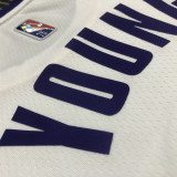 21-22 Lakers YOUNG #0 White 75th Anniversary Top Quality Hot Pressing NBA Jersey