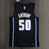 21-22 Magic ANTHONY #50 Black 75th Anniversary Top Quality Hot Pressing NBA Jersey
