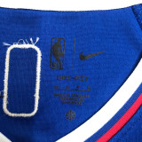 21-22 Clippers GEORGE #13 Blue 75th Anniversary Top Quality Hot Pressing NBA Jersey