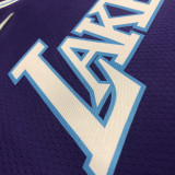 21-22 Lakers BRYANT #8 Purple City Edition Top Quality Hot Pressing NBA Jersey