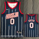 21-22 Rockets GREEN #0 Dark blue City Edition Top Quality Hot Pressing NBA Jersey