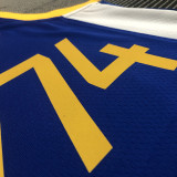 21-22 Warriors CURRY #2.974 Blue 75th Anniversary Top Quality Hot Pressing NBA Jersey