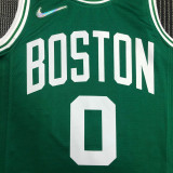 21-22 Celtics TATUM #0 Green 75th Anniversary Top Quality Hot Pressing NBA Jersey