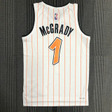 21-22 Magic McGRADY #1 White 75th Anniversary Top Quality Hot Pressing NBA Jersey
