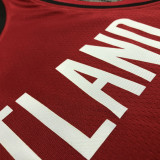 Trail Blazers LILLARD #0 Red Trapeze Edition Top Quality Hot Pressing NBA Jersey