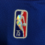 21-22 Warriors YOUNG #6 Blue 75th Anniversary Top Quality Hot Pressing NBA Jersey