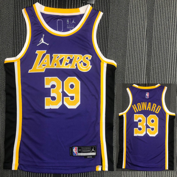 21-22 Lakers HOWARD #39 Purple Trapeze Edition Top Quality Hot Pressing NBA Jersey
