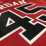 21-22 Bulls JORDAN #45 Red 75th Anniversary Top Quality Hot Pressing NBA Jersey