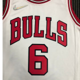 21-22 Bulls CARUDO #6 White 75th Anniversary Top Quality Hot Pressing NBA Jersey
