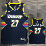 21-22 Nuggets MURRAY #27 Royal blue City Edition Top Quality Hot Pressing NBA Jersey