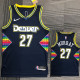 21-22 Nuggets MURRAY #27 Royal blue City Edition Top Quality Hot Pressing NBA Jersey