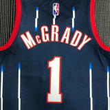21-22 Rockets McGRADY #1 Dark blue City Edition Top Quality Hot Pressing NBA Jersey