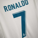 2017-2018 RMA Home Long Sleeve Retro Soccer Jersey (长袖)