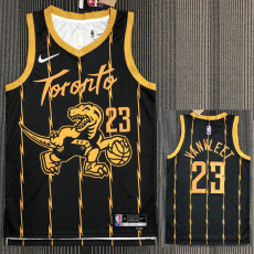 21-22 Raptors VANVLEET #23 Black City Edition Top Quality Hot Pressing NBA Jersey