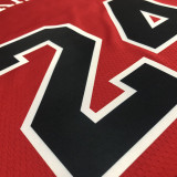 21-22 Bulls MARKKANEN #24 Red 75th Anniversary Top Quality Hot Pressing NBA Jersey
