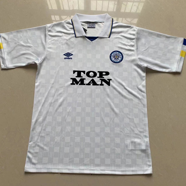 1989-1991 Leeds United Home Retro Soccer Jersey