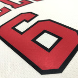 21-22 Bulls CARUDO #6 White 75th Anniversary Top Quality Hot Pressing NBA Jersey