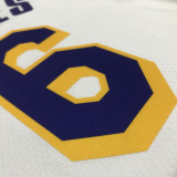 21-22 Lakers JAMES #6 White 75th Anniversary Top Quality Hot Pressing NBA Jersey