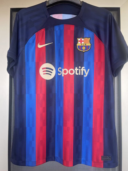 22-23 BAR Home 1:1 Fans Soccer Jersey