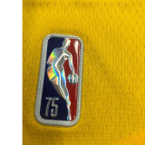 21-22 Lakers RONDO #4 Yellow 75th Anniversary Top Quality Hot Pressing NBA Jersey