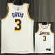 21-22 Lakers DAVIS #3 White 75th Anniversary Top Quality Hot Pressing NBA Jersey