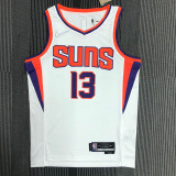 21-22 Suns NASH #13 White 75th Anniversary Top Quality Hot Pressing NBA Jersey