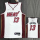 21-22 Heat ADEBAYO #13 White 75th Anniversary Top Quality Hot Pressing NBA Jersey