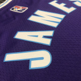 21-22 Lakers JAMES #6 Purple City Edition Top Quality Hot Pressing NBA Jersey