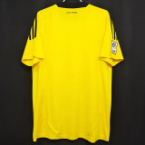 2011-2012 RMA Yellow GoalKeeper Retro Soccer Jersey