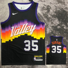 21-22 SUNS DURANT #35 Black City Edition Top Quality Hot Pressing NBA Jersey