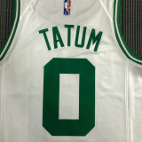 21-22 Celtics TATUM #0 White 75th Anniversary Top Quality Hot Pressing NBA Jersey