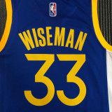 21-22 Warriors WISEMAN #33 Blue 75th Anniversary Top Quality Hot Pressing NBA Jersey