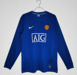 2008-2009 Man Utd Third Long Sleeve Retro Soccer Jersey 长袖