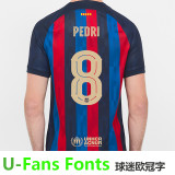 22-23 BAR Home Player Version Soccer Jersey