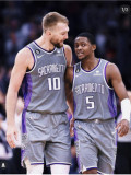 22-23 Kings FOX #5 Grey City Edition Top Quality Hot Pressing NBA Jersey