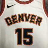 22-23 Nuggets JOKIC #15 White City Edition Top Quality Hot Pressing NBA Jersey