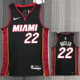 21-22 Heat BUTLER #22 Black 75th Anniversary Top Quality Hot Pressing NBA Jersey