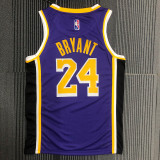 21-22 Lakers BRYANT #24 Purple Trapeze Edition Top Quality Hot Pressing NBA Jersey