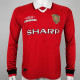 1999-2000 Man Utd Home Long Sleeve Retro Soccer Jersey (长袖)(决赛版)