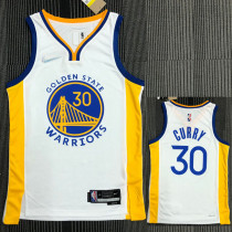 21-22 Warriors CURRY #30 White 75th Anniversary Top Quality Hot Pressing NBA Jersey