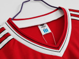1986 Man Utd Home Long Sleeve Retro Soccer Jersey 长袖
