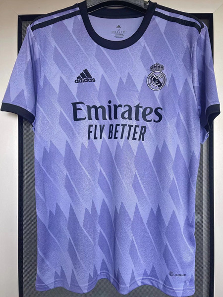 22-23 RMA Away 1:1 Fans Soccer Jersey