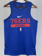 22-23 76ERS Blue NBA Training Vest