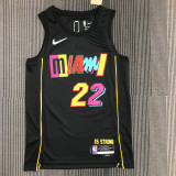 21-22 Miami heat BUTLER #22 Black City Edition Top Quality Hot Pressing NBA Jersey
