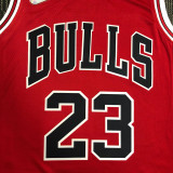 21-22 Bulls JORDAN #23 Red 75th Anniversary Top Quality Hot Pressing NBA Jersey