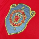 1999-2000 Man Utd Home Long Sleeve Retro Soccer Jersey (长袖)(决赛版)