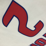21-22 Pistons CUNNINGHAM #2 White 75th Anniversary Top Quality Hot Pressing NBA Jersey