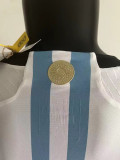 22-23 Argentina Home World Cup Player Version Soccer Jersey 2星